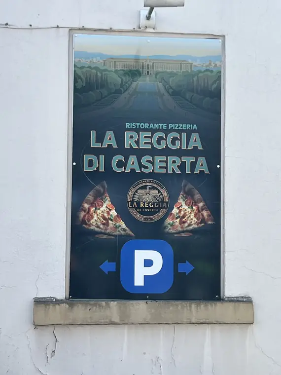 La Reggia di Caserta – Schild
