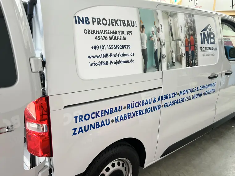 Vollbeschriftung mit Fotodruck