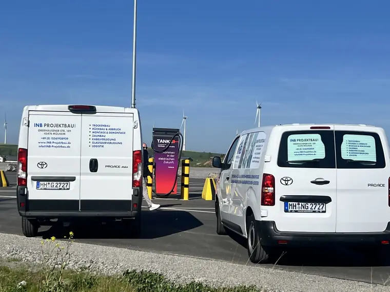 An der Ladestation